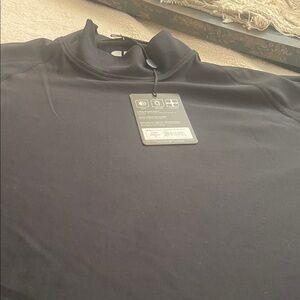 FootJoy Black Mock Neck Golf Pullover